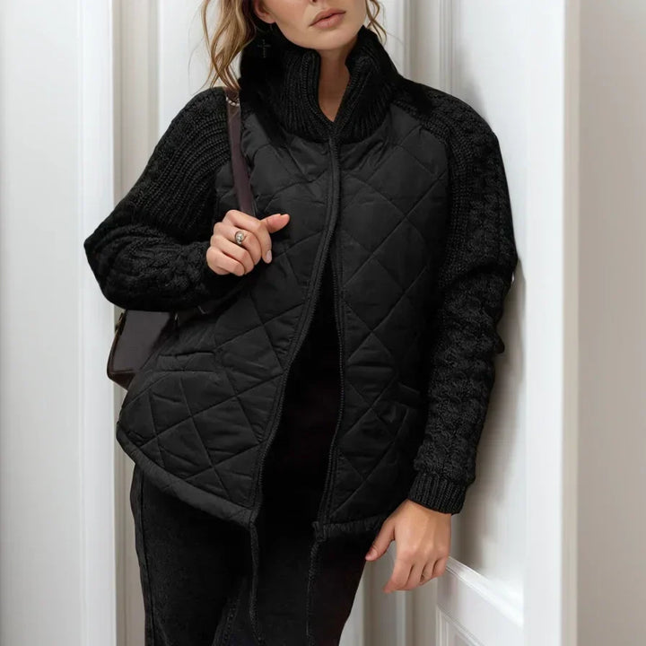 Norwegian Soft™ Quilted Jacket – Cozy Knit Accents
