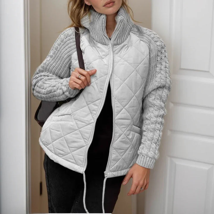 Norwegian Soft™ Quilted Jacket – Cozy Knit Accents