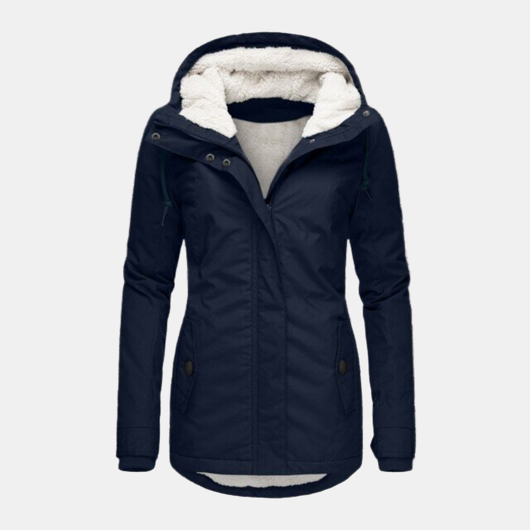 Penelope Sherpa Hoodie Coat – Warm & Cozy Comfort