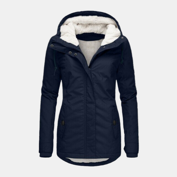 Penelope Sherpa Hoodie Coat – Warm & Cozy Comfort