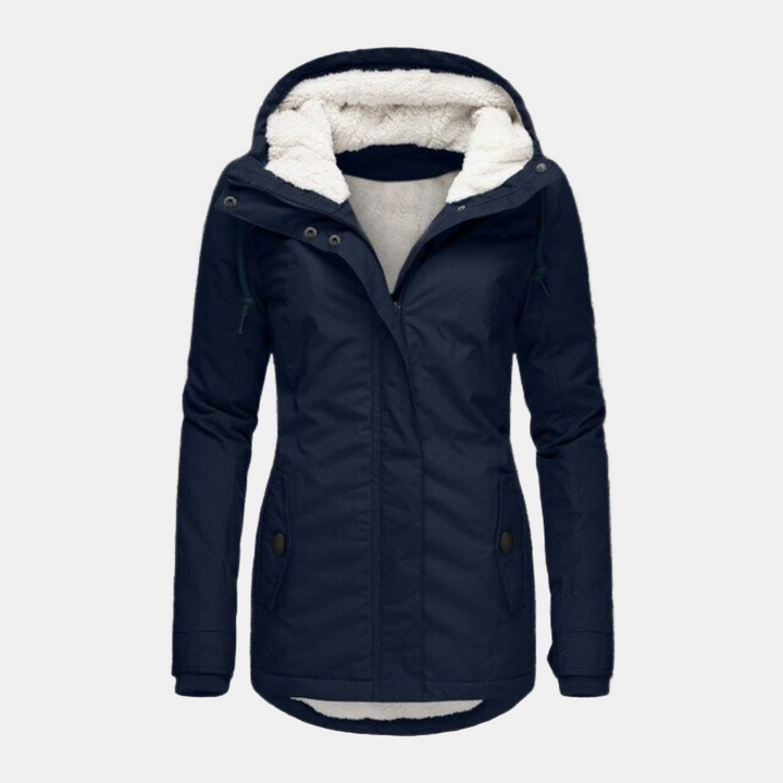Penelope Sherpa Hoodie Coat – Warm & Cozy Comfort