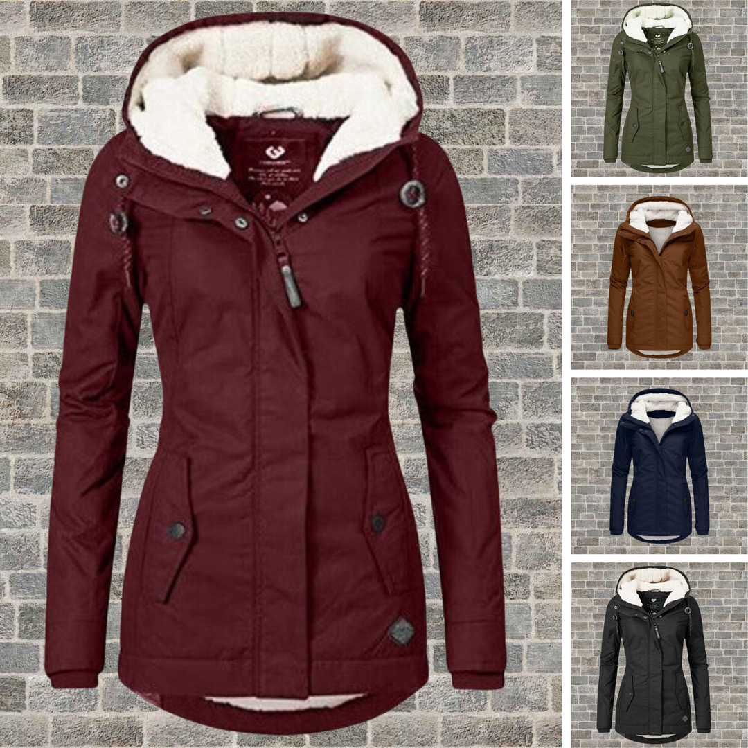 Winnie – Elegant & Warm Cotton-Lined Coat