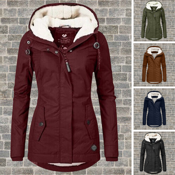 Winnie – Elegant & Warm Cotton-Lined Coat