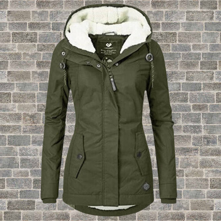 Winnie – Elegant & Warm Cotton-Lined Coat