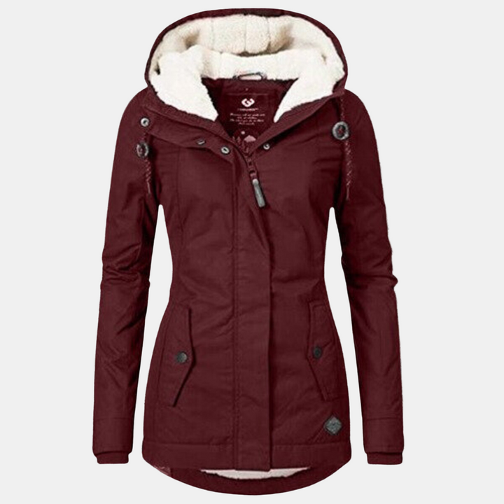 Penelope Sherpa Hoodie Coat – Warm & Cozy Comfort