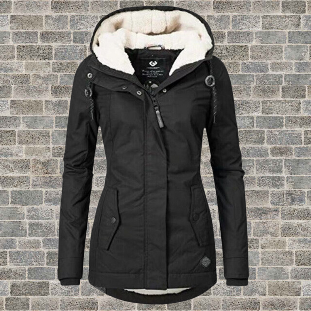 Winnie – Elegant & Warm Cotton-Lined Coat
