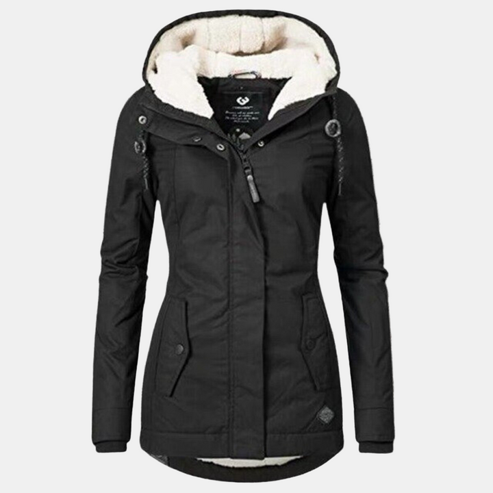 Penelope Sherpa Hoodie Coat – Warm & Cozy Comfort