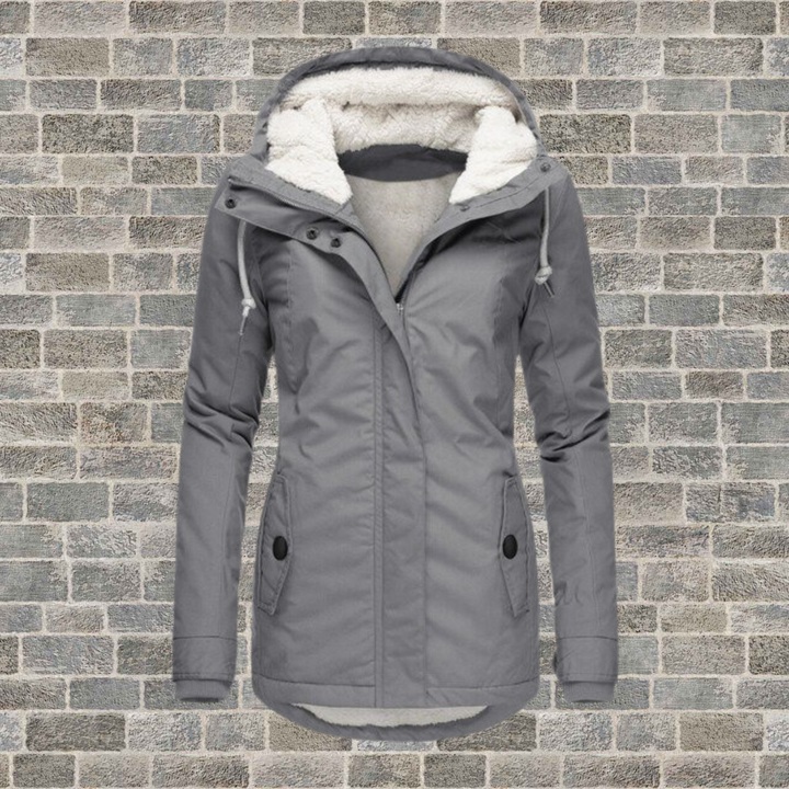 Winnie – Elegant & Warm Cotton-Lined Coat
