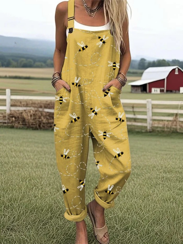 Maribelle™ Vintage Wide-Leg Jumpsuit – Chic & Timeless