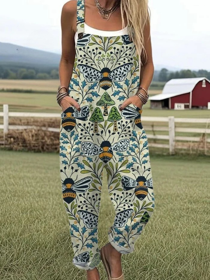 Maribelle™ Vintage Wide-Leg Jumpsuit – Chic & Timeless