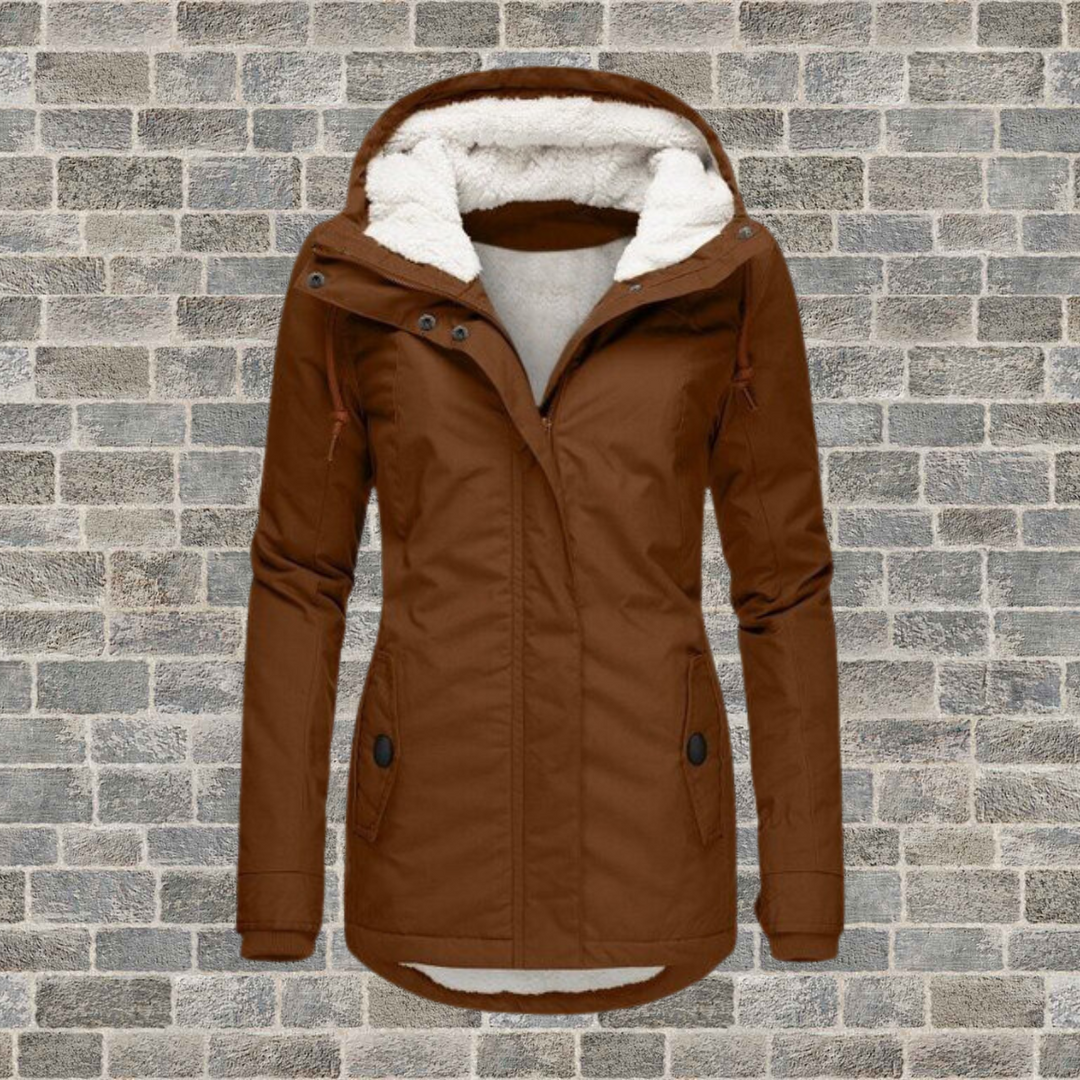 Winnie – Elegant & Warm Cotton-Lined Coat