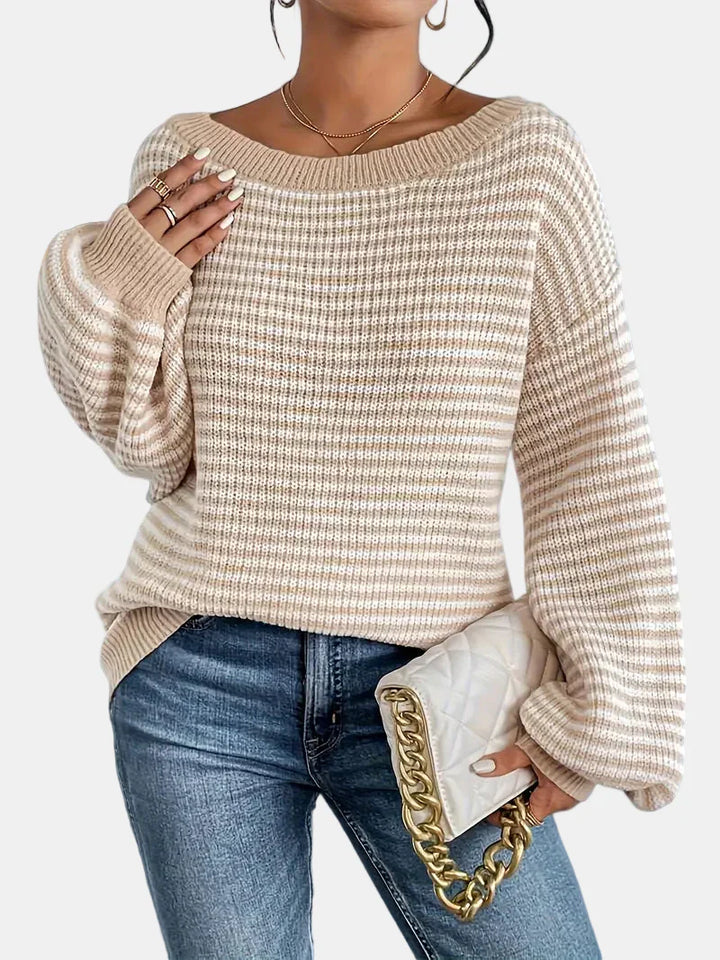 Nicolette Cozy Knit Sweater – Casual & Chic