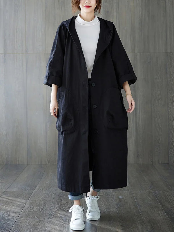 Julianne Waterproof Long Coat – Stylish & Durable