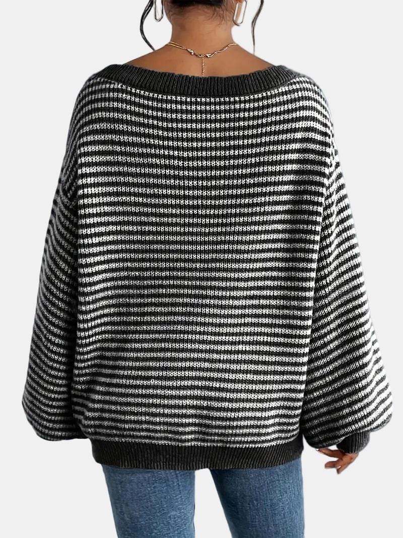 Nicolette Cozy Knit Sweater – Casual & Chic