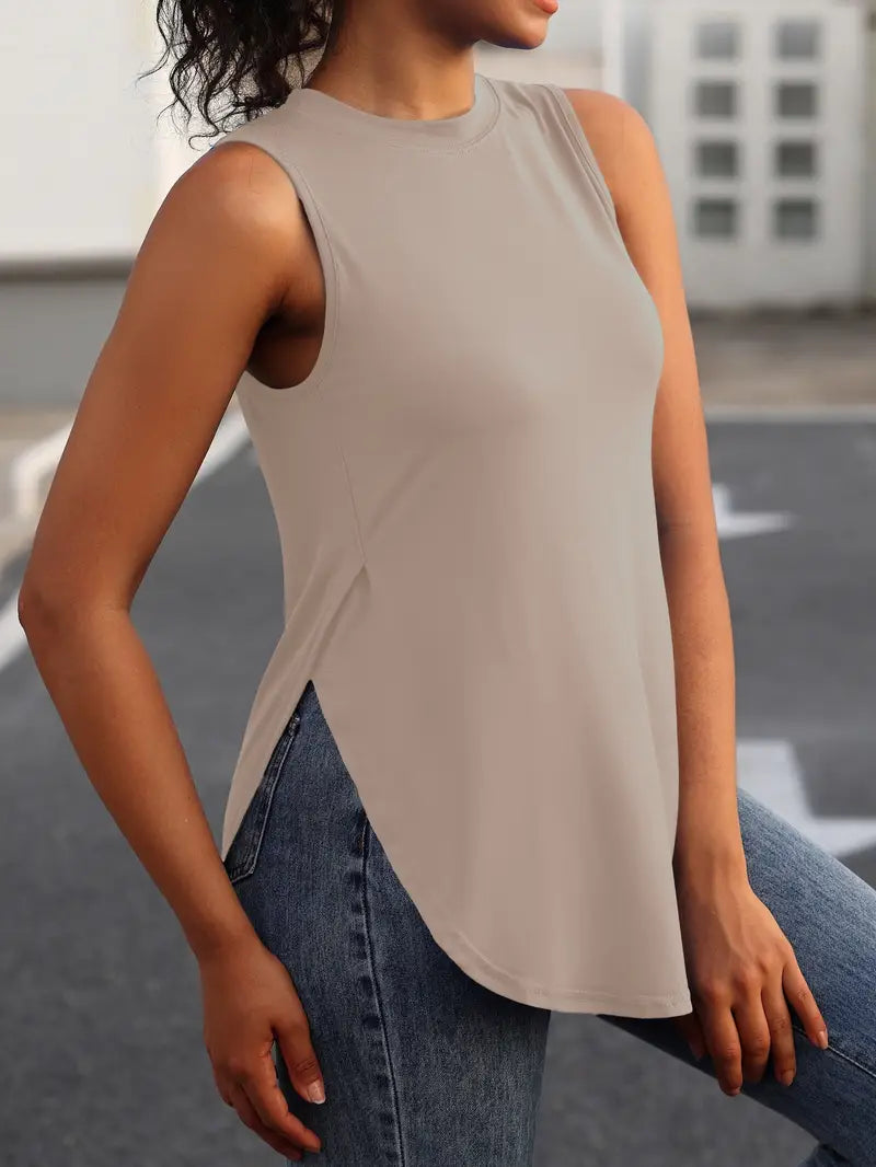 MYLES | CHIC SLEEVELESS SHIRT
