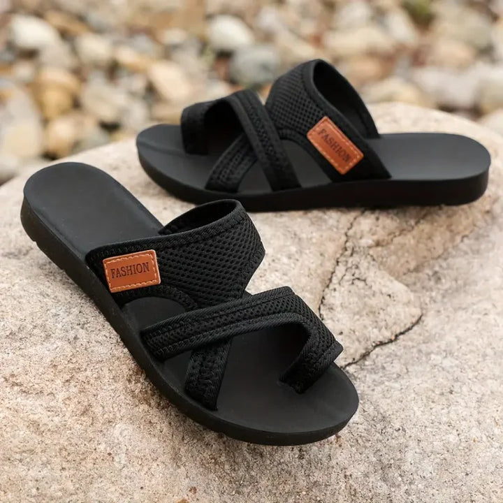 Claudique™ Elegant Mesh Sandals – Chic & Comfortable