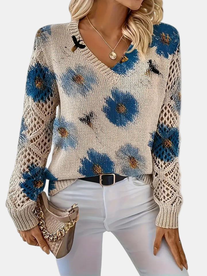 Amelie – Elegant Floral Cardigan for Women