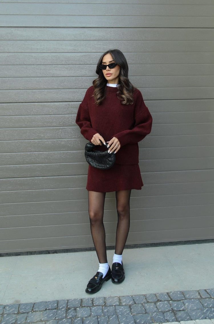 Marigold | Wool-Blend Knit Set