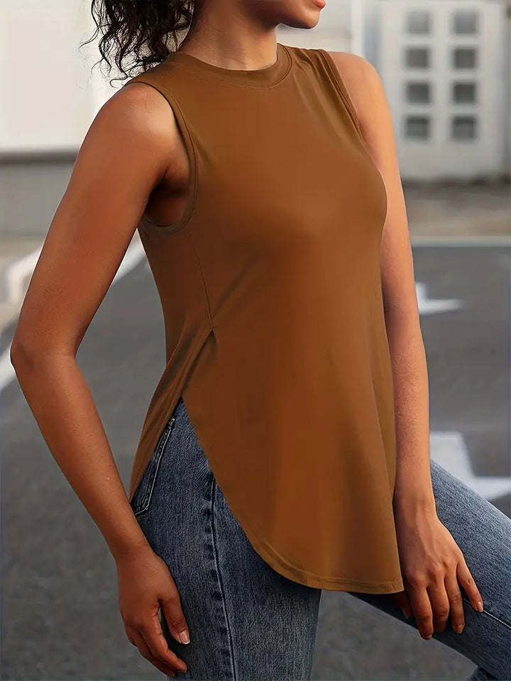 MYLES | CHIC SLEEVELESS SHIRT