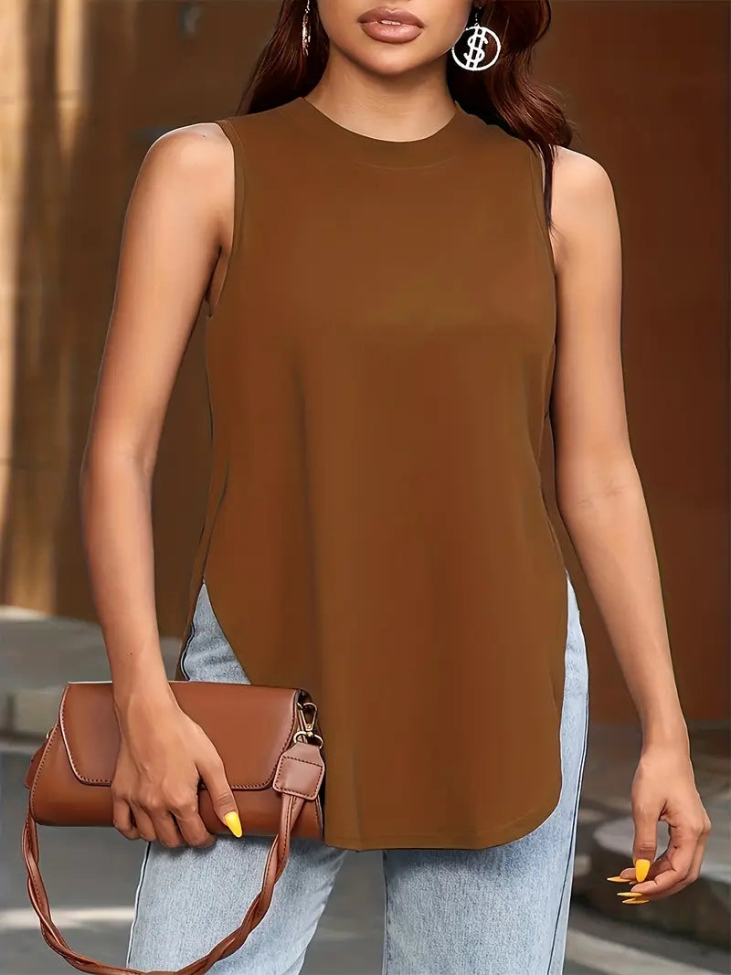 MYLES | CHIC SLEEVELESS SHIRT