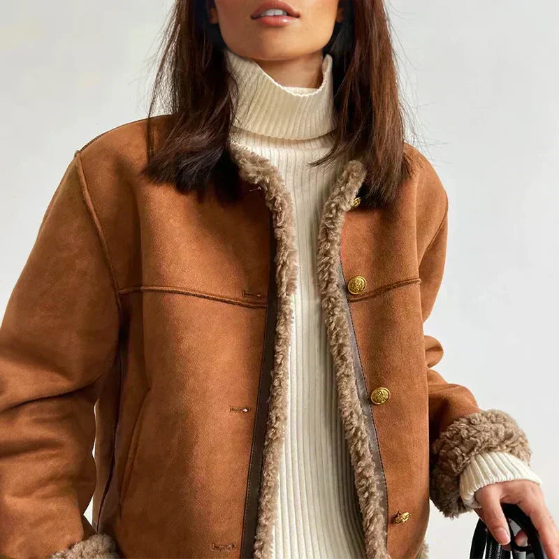 Rosalie | Shearling Wool Jacket