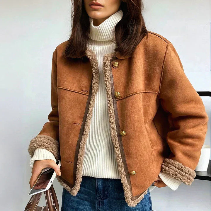 Rosalie | Shearling Wool Jacket