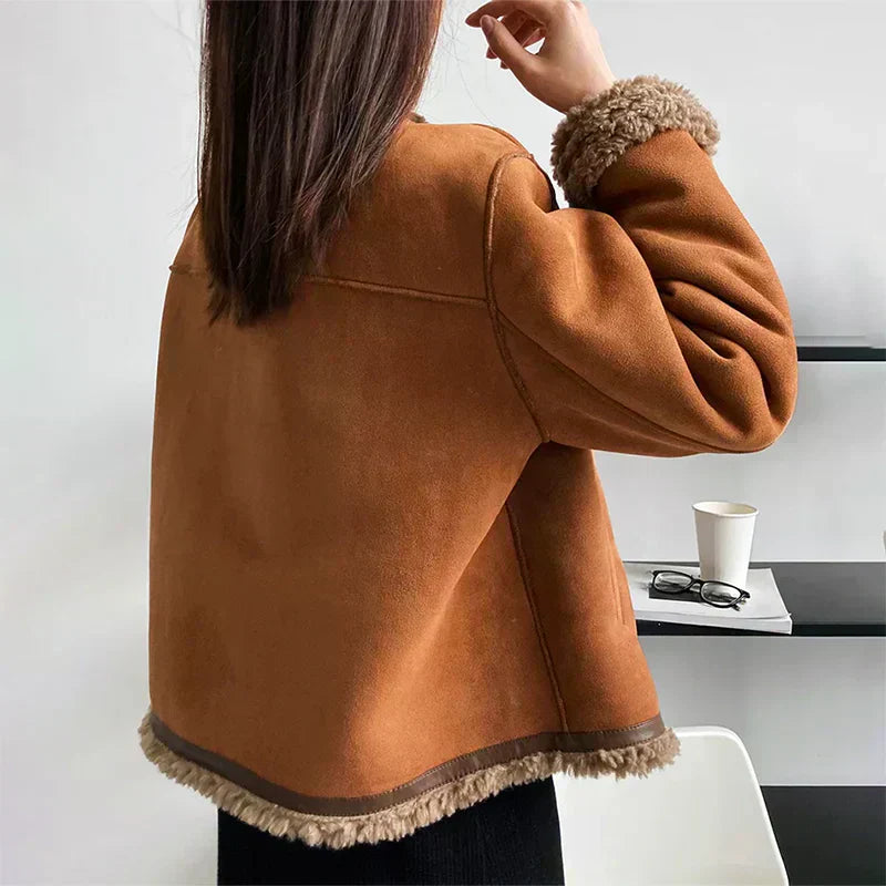 Rosalie | Shearling Wool Jacket