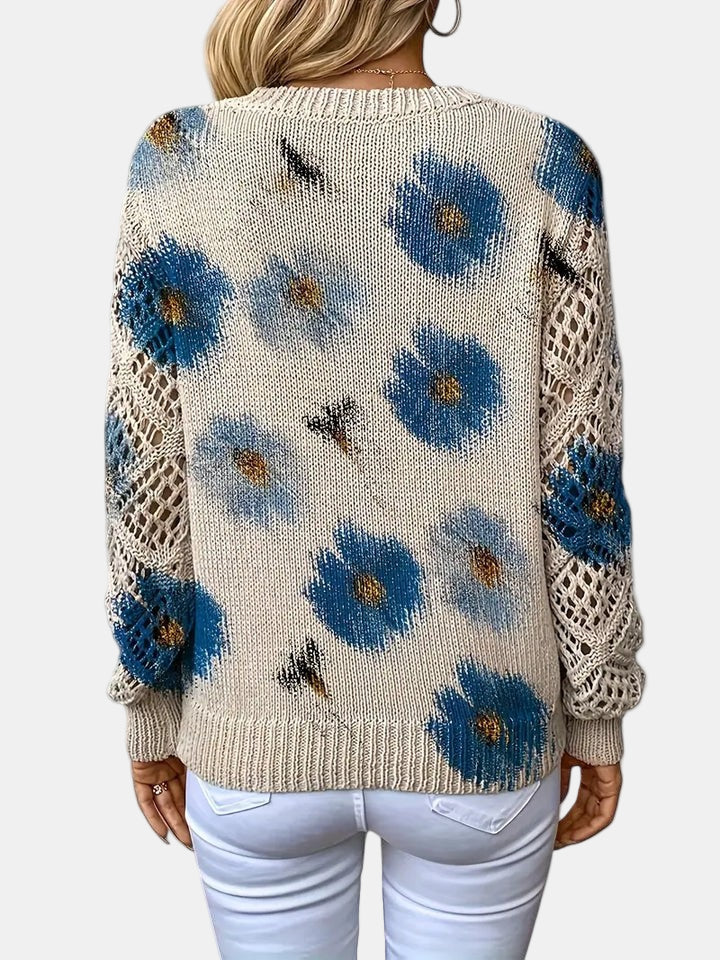 Amelie – Elegant Floral Cardigan for Women
