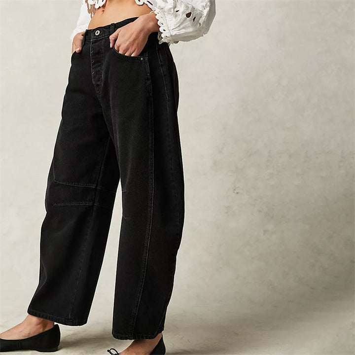 Stylish Wide-Leg Jeans – Trendy & Chic