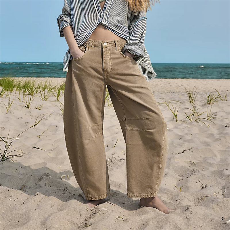 Stylish Wide-Leg Jeans – Trendy & Chic