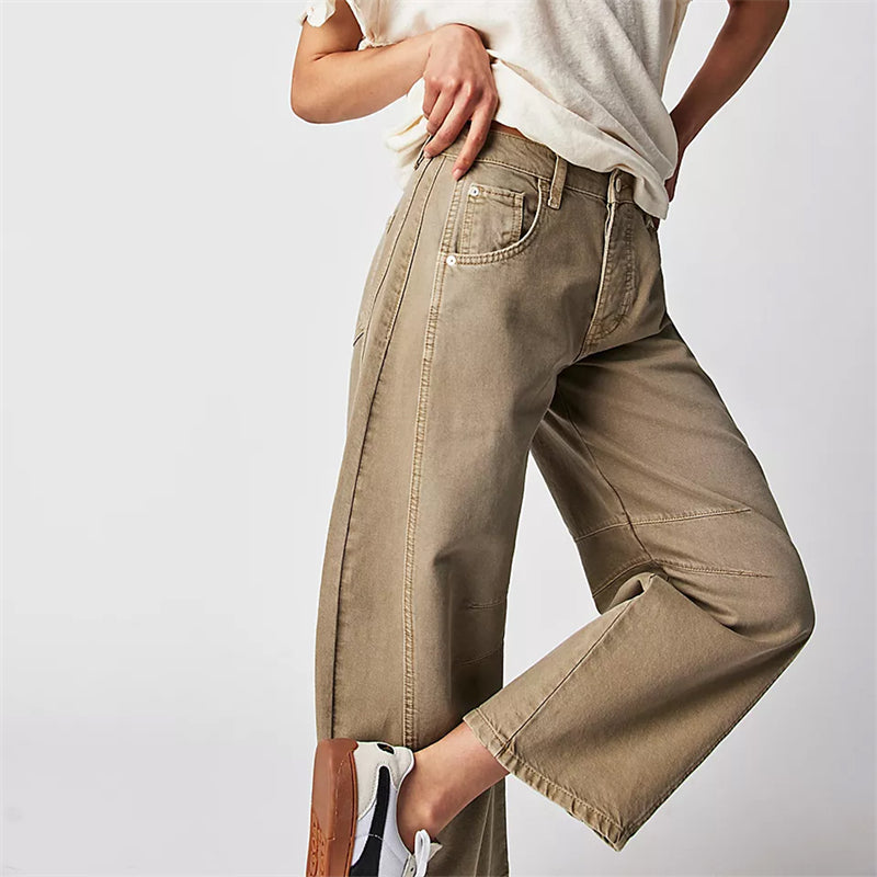 Stylish Wide-Leg Jeans – Trendy & Chic