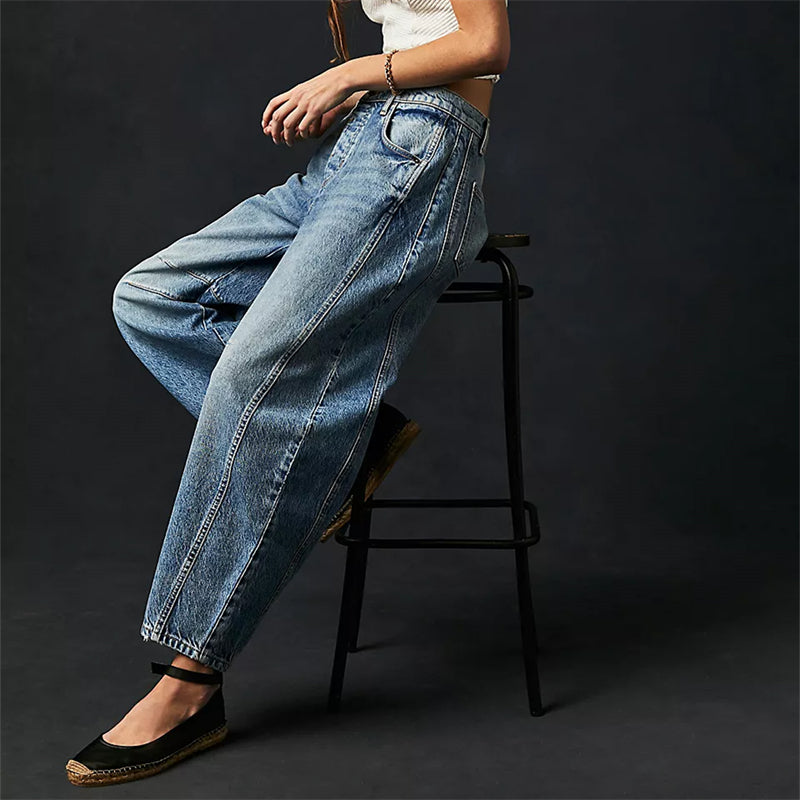 Stylish Wide-Leg Jeans – Trendy & Chic