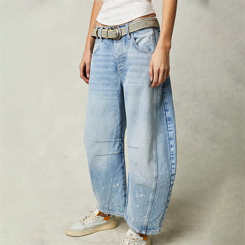 Stylish Wide-Leg Jeans – Trendy & Chic
