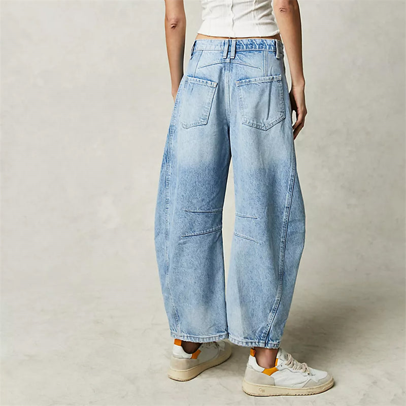 Stylish Wide-Leg Jeans – Trendy & Chic