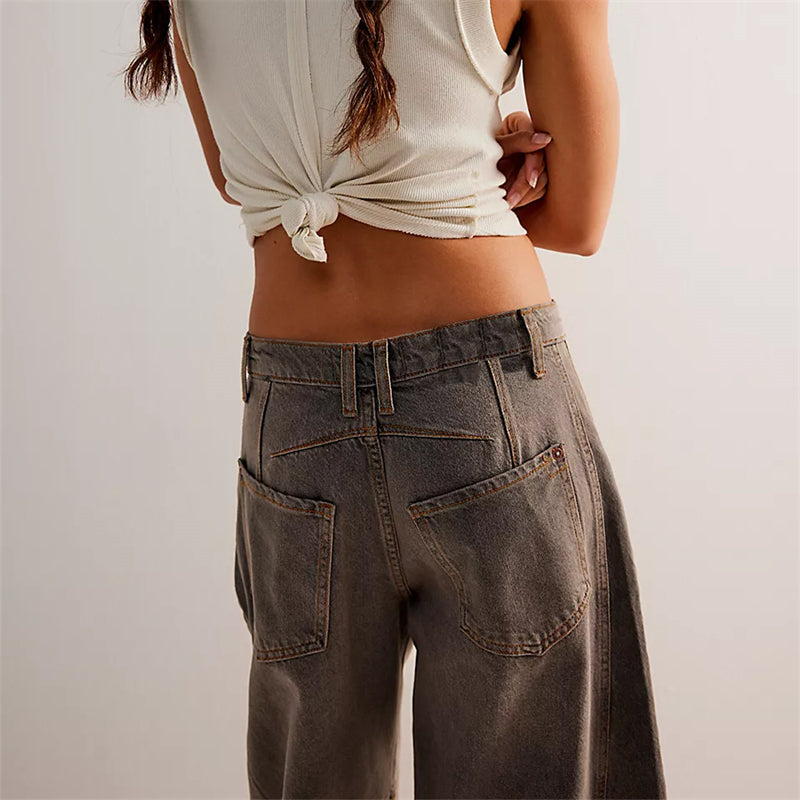 Stylish Wide-Leg Jeans – Trendy & Chic