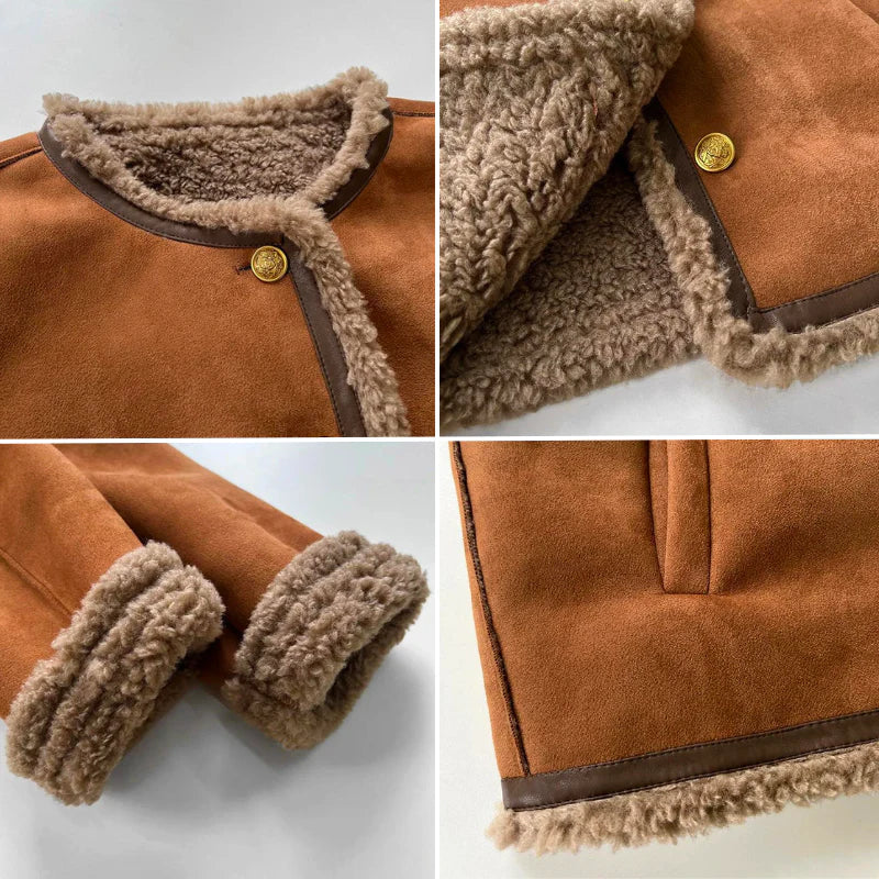 Rosalie | Shearling Wool Jacket