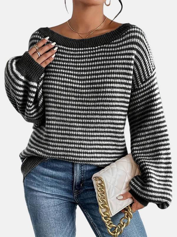 Nicolette Cozy Knit Sweater – Casual & Chic