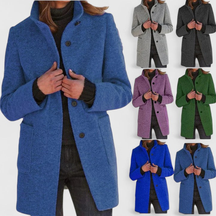 Grace | Elegant Wool-Blend Coat