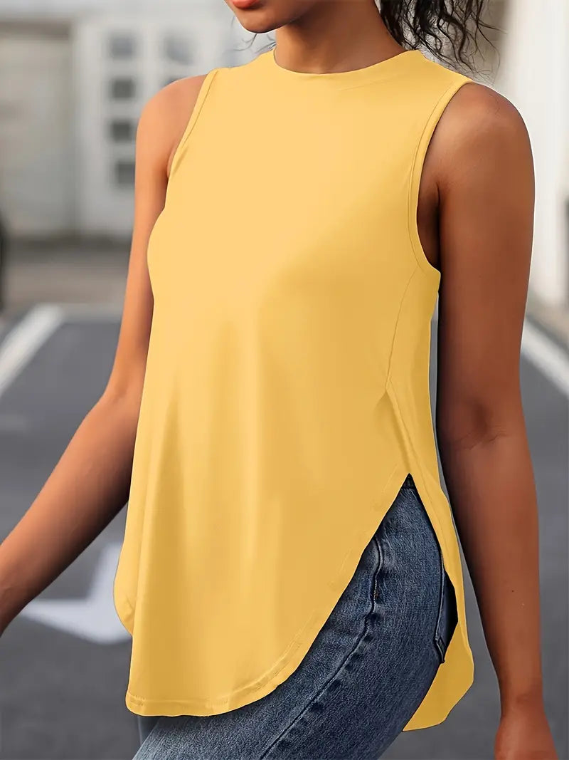 MYLES | CHIC SLEEVELESS SHIRT