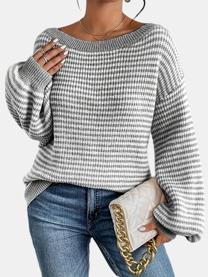 Nicolette Cozy Knit Sweater – Casual & Chic