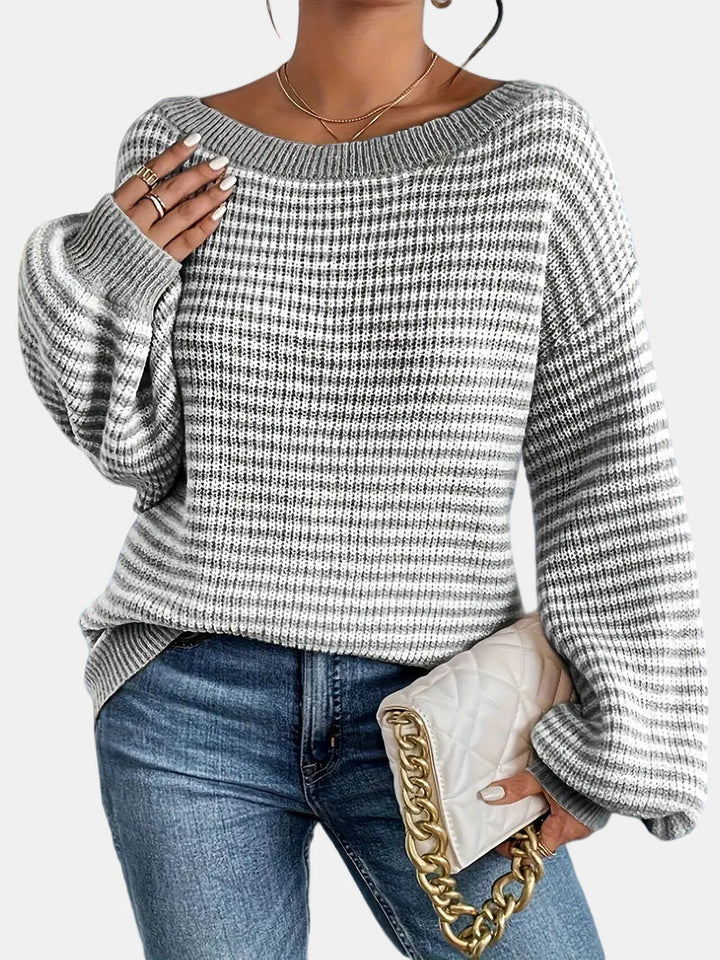 Nicolette Cozy Knit Sweater – Casual & Chic