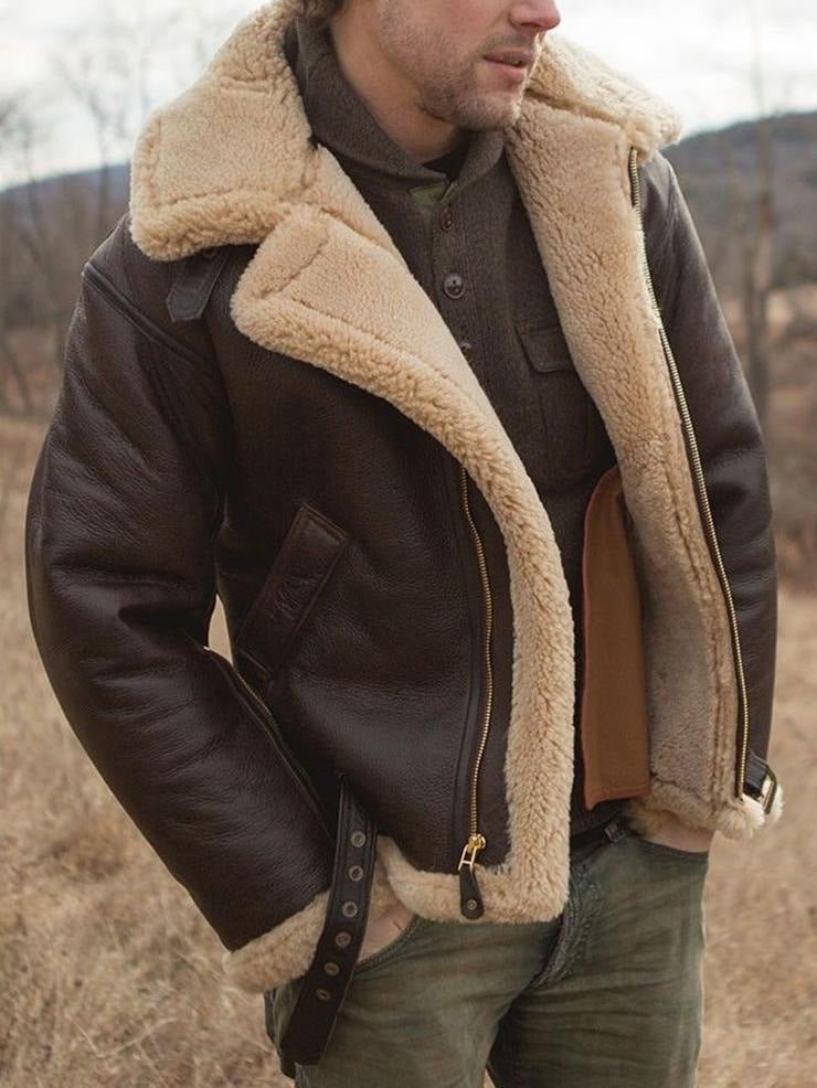 Julian | Premium Warm Shearling Jacket