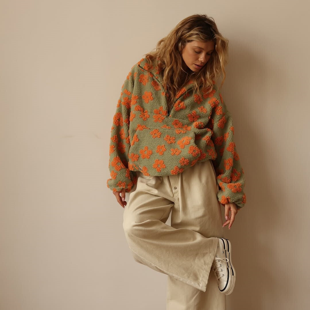 Maribel | Cozy Floral Fleece