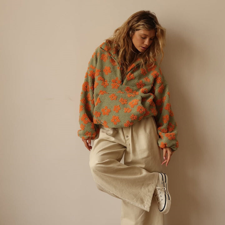 Maribel | Cozy Floral Fleece