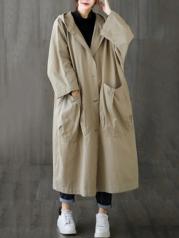 Julianne Waterproof Long Coat – Stylish & Durable