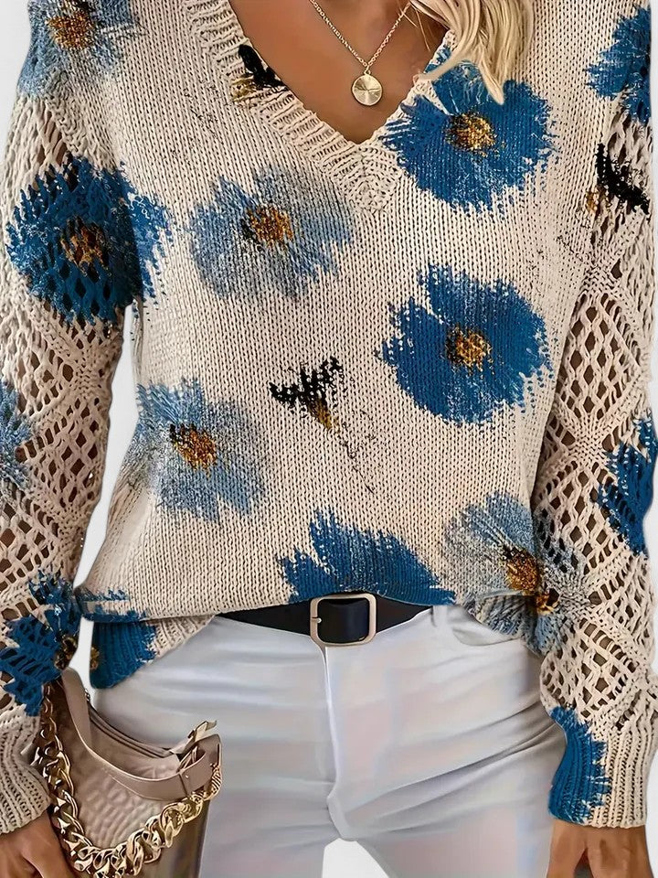 Amelie – Elegant Floral Cardigan for Women