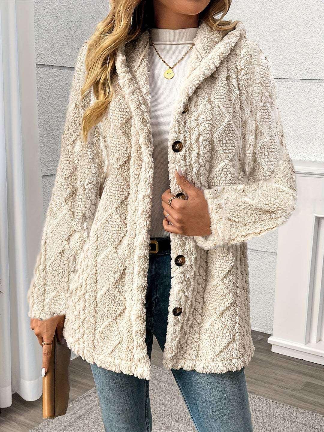 Celeste | Hooded Teddy Jacket