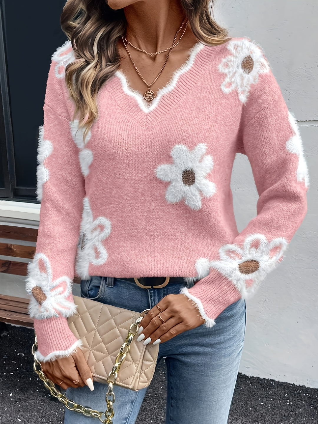 Rosse | Floral Knit Sweater