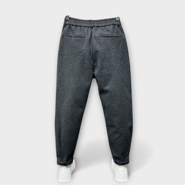 Luca | Sophisticated Mélange Trousers
