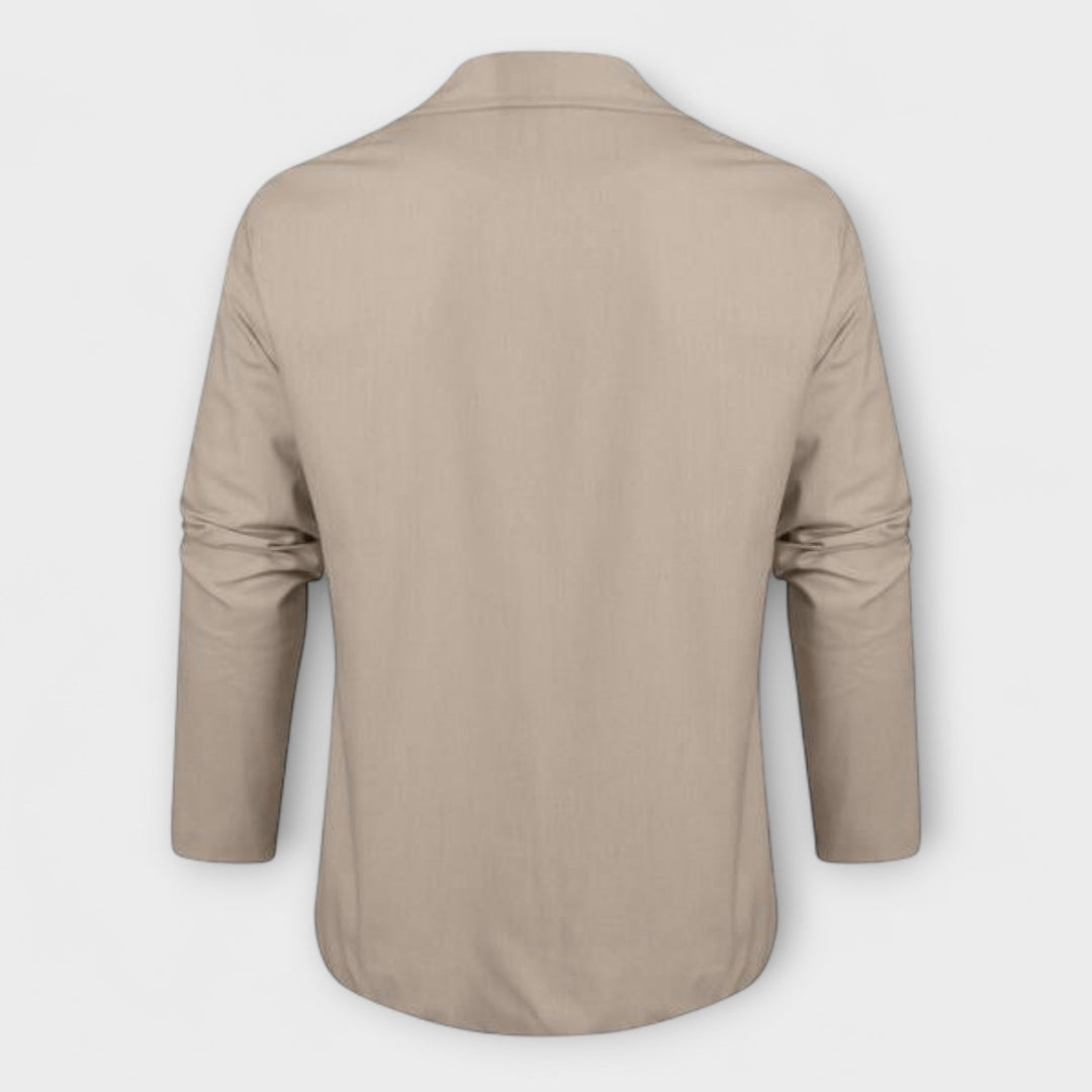 **Luca | Elegant Linen Blazer**